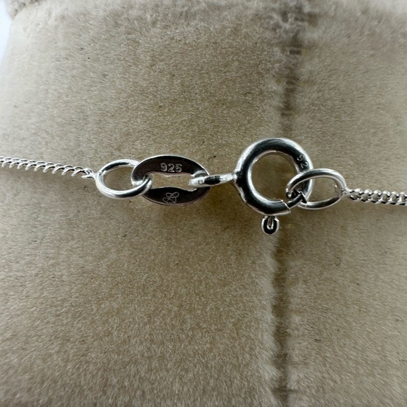 Ocean Jasper Pendant on Silver Chain - Picture 6 of 9